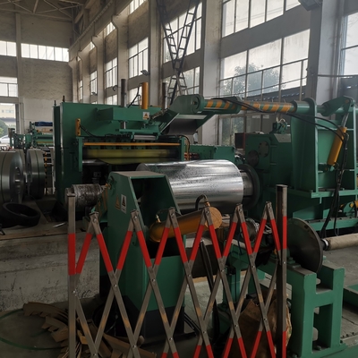 Linea di taglio della bobina d'acciaio di spessore 0.3-3mm Attrezzatura di taglio d'acciaio galvanizzata macchina