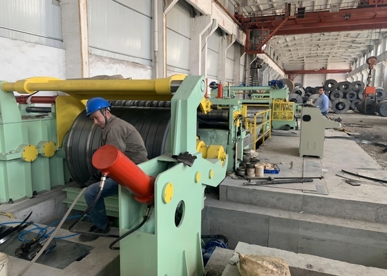 MAZS-(0.3-2) × 1300mm Taglierina per bobine in metallo per materiale di bobine: acciaio al carbonio, acciaio inossidabile, lamiera zincata e così via
