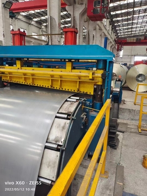 GI PPGI Q195 Q235 Q345 del CR di mA (0.8-2mm) x1300mm ora che fende la linea di produzione