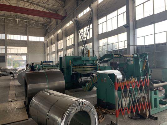 strato spesso di 3-12mm che fende linea con tipo pesante Decoiler idraulico