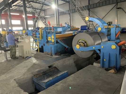 macchina di taglio d'acciaio della striscia di 1500mm, precisione ad alta velocità che fende linea