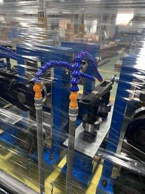 Laminatoio per tubi saldato ad alta frequenza con il diametro esterno Max. Φ1600mm della bobina e la lunghezza 4-12m di produzione